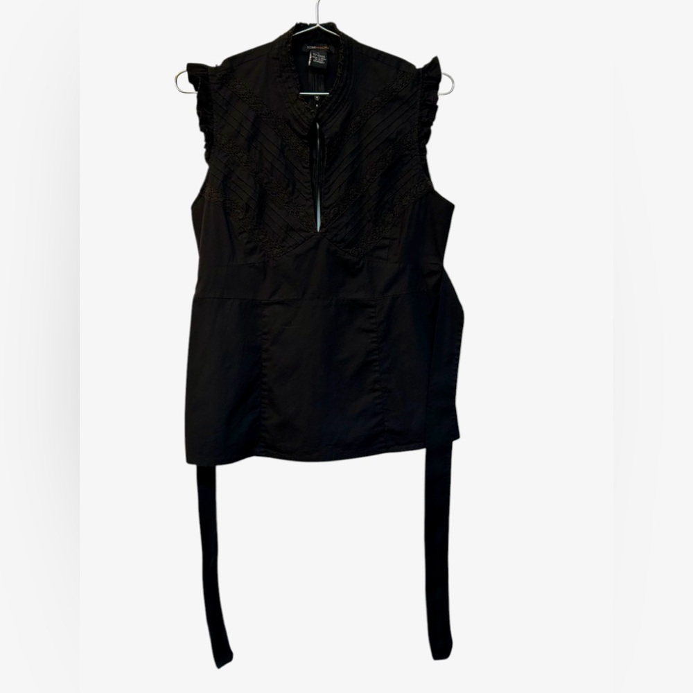 BCBCMAXAZRIA Black Cotton Blend Top L